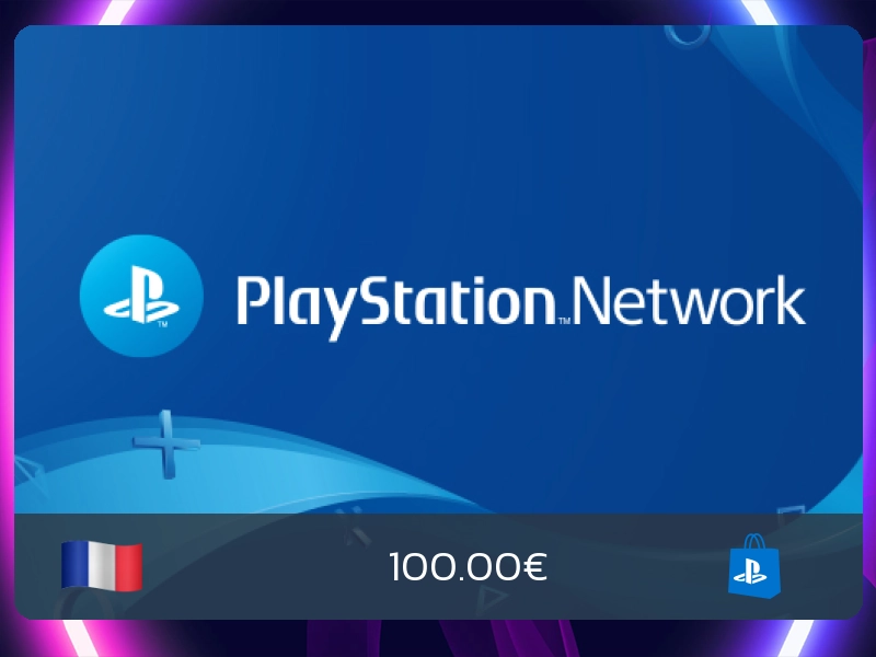 Carte Playstation Network 100€ (FR)