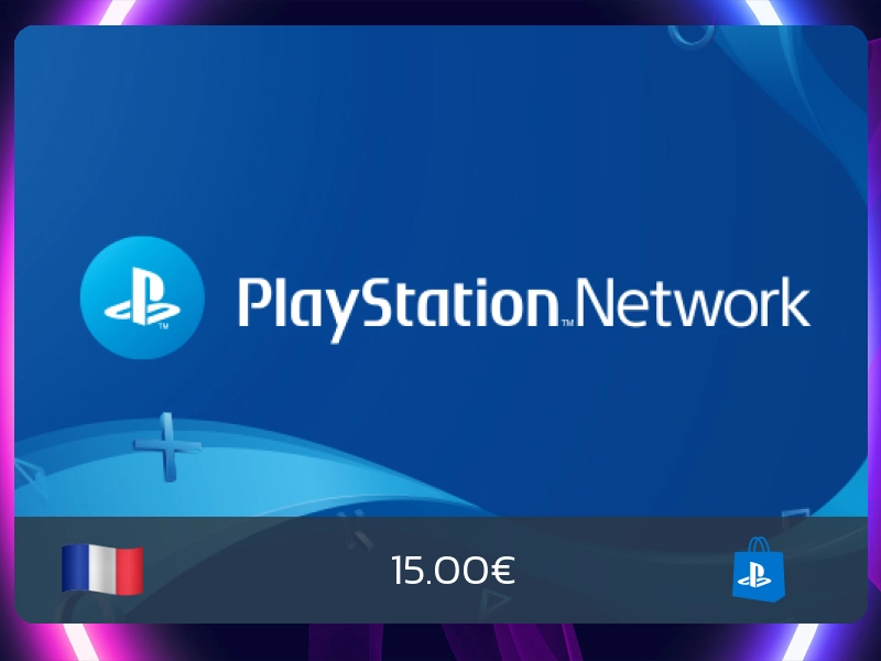 Carte Playstation Network 15€ (FR)