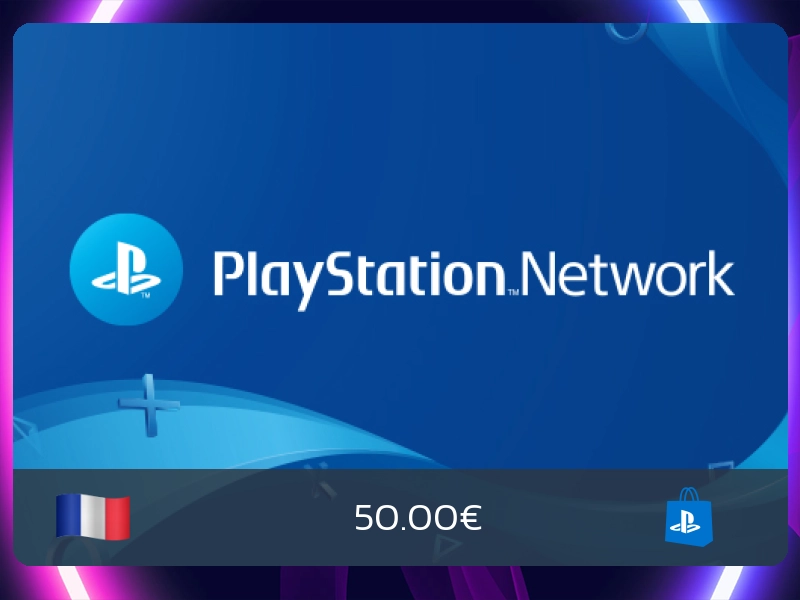 Carte Playstation Network 50€ (FR)
