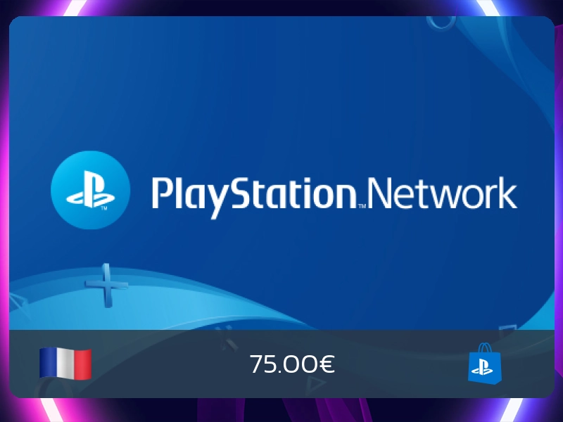 Carte Playstation Network 75€ (FR)
