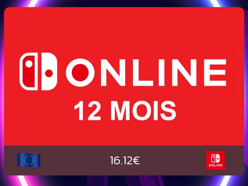 Nintendo Online 12 Mois (EU)