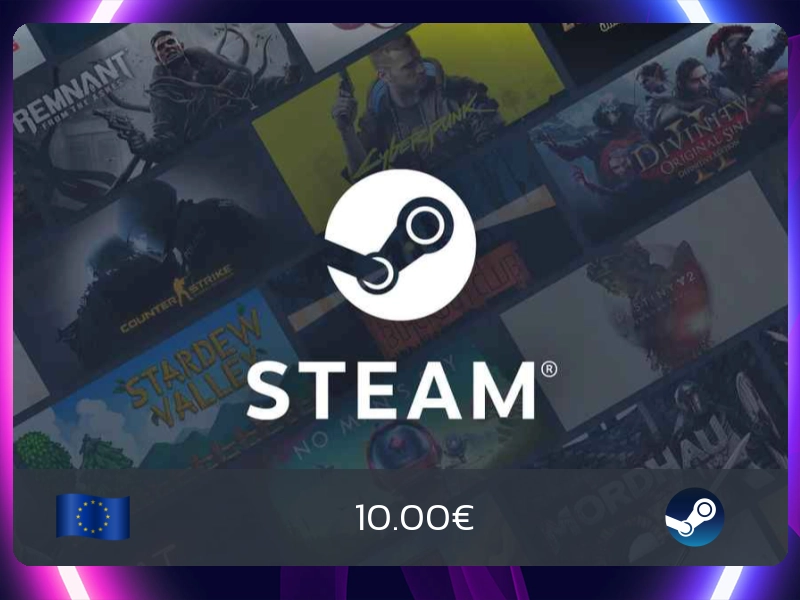 Steam Gift Card 10€ (EU)